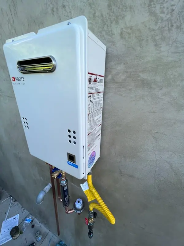 Tankless water heater installation for Regency Park Towers homes